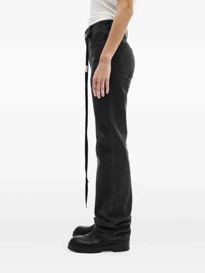 Ann Demeulemeester Claire 5-pockets Comfort Trousers Faded Denim In Rojo