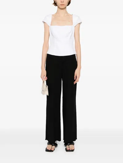 Transit Wide-leg Trousers In Black