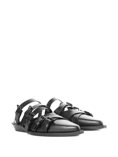 Ann Demeulemeester Kalla Buckle-strap Sandals In Black