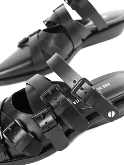 Ann Demeulemeester Kalla Buckle-strap Sandals In Black