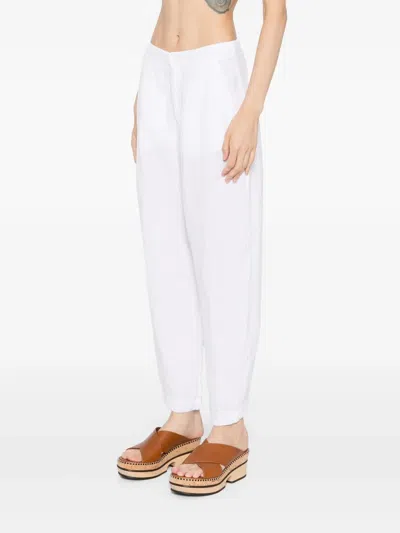 Transit Cotton Cargo Pants In White