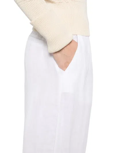 Transit Cotton Cargo Pants In White