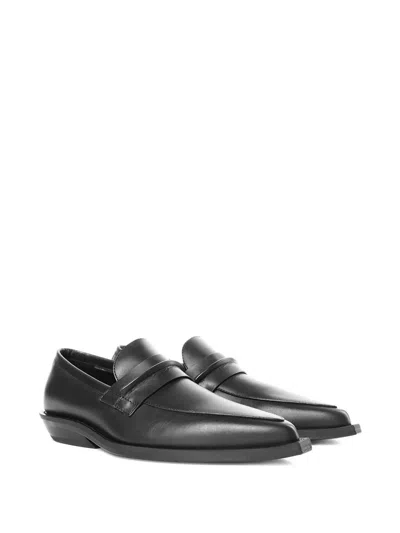 Ann Demeulemeester Rappana Pointed-toe Loafers In Blue