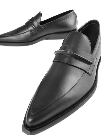 Ann Demeulemeester Rappana Pointed-toe Loafers In Blue