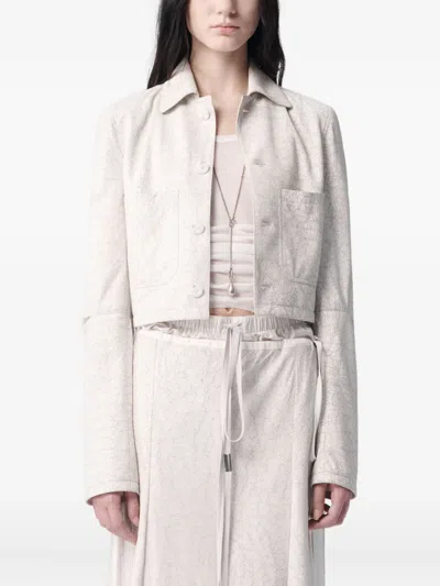 Ann Demeulemeester Phae Cropped Cropped Jacket