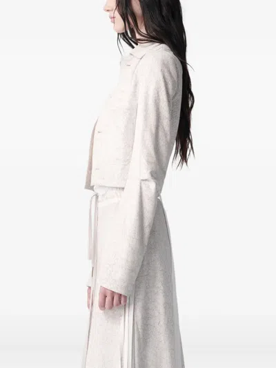 Ann Demeulemeester Phae Cropped Cropped Jacket