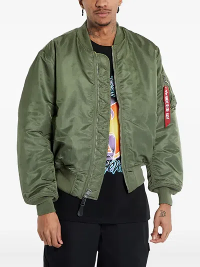 Alpha Industries Men S Ma-1 Tt Two Tone Bomber Jacket Sage