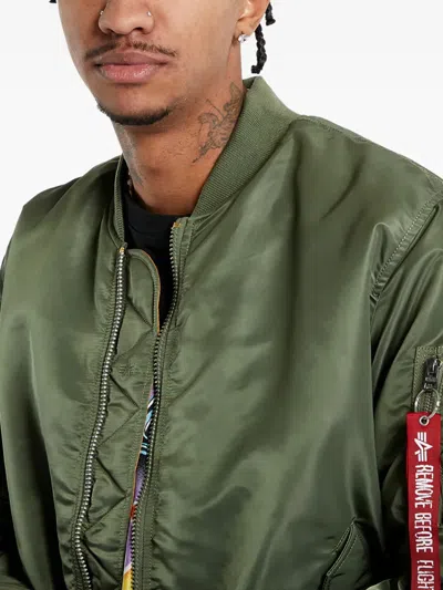 Alpha Industries Men S Ma-1 Tt Two Tone Bomber Jacket Sage