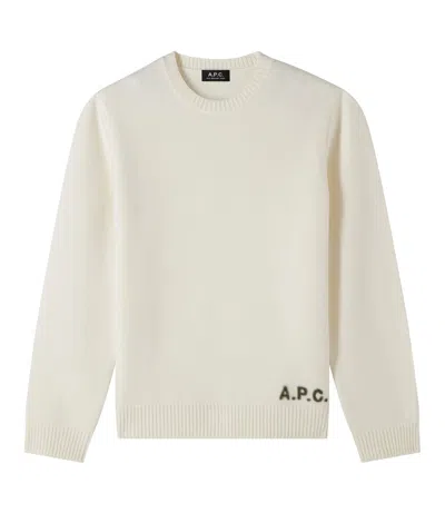 Apc A.p.c. Mens Edward Jumper In White