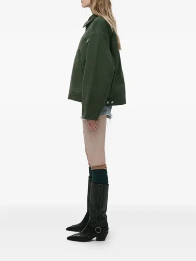 Mainless Zip-up Collared Jacket
