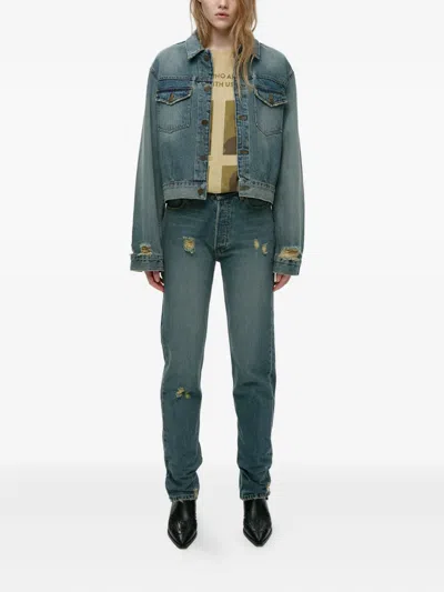 Mainless Distressed Jeans