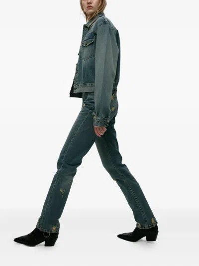 Mainless Distressed Jeans