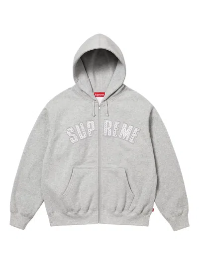 Supreme Box Logo Hoodie In Grey