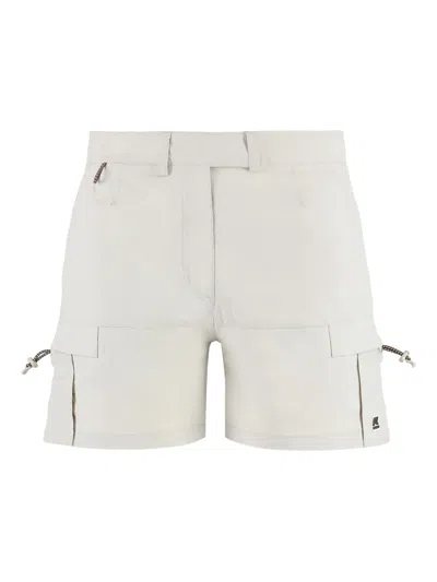 K-way Argalps Nylon Shorts In Neutral