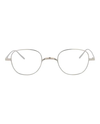 Pre-owned Givenchy Women's  Roundframe Titanium Optical Frames In Palladium Palladium Transparent (gv50017u/45/