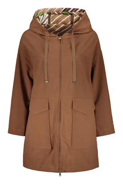 Herno Technical Fabric Hooded Jacket