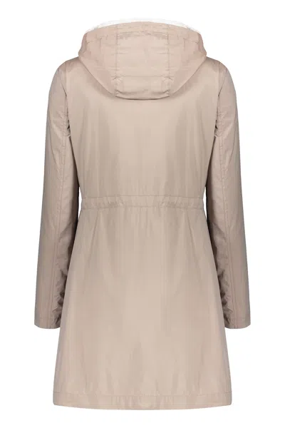 Moorer Jacket With Zip And Button Fastening