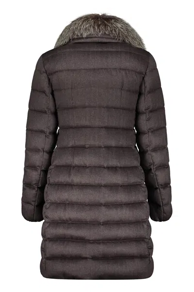 Moorer Zip And Snap Button Fastening Down Jacket