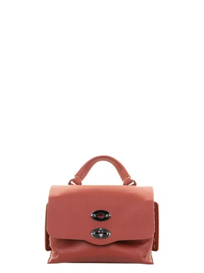 Zanellato Postina Saeta S Leather Handbag With Shoulder Strap