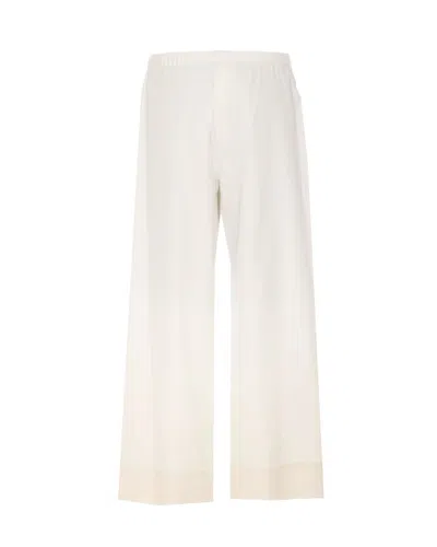 's Max Mara Pantalone Argento Con Coulisse Beige