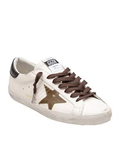 Golden Goose White Lace Up Sneakers