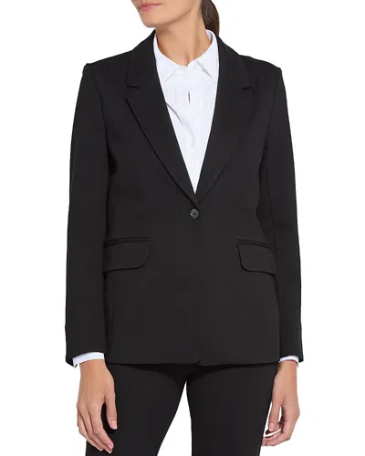 Lyssé One-button Ponte Blazer In Black