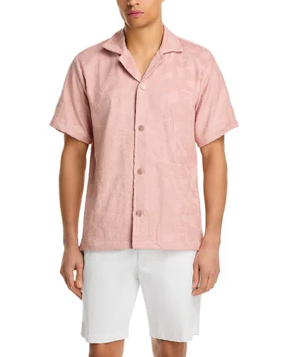Oas Puzzlotec Texture Terry Cloth Camp Shirt