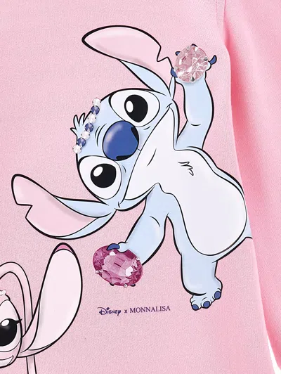 Monnalisa Girls Stitch And Angel Sweater Dress