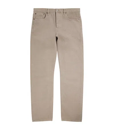 Frame The Straight Jeans In Neutrals