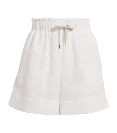 Eleventy Linen Drawstring Shorts