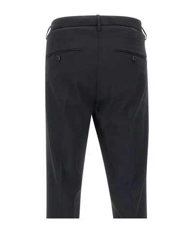 Dondup Trousers With Cuffed Hem And Front Crease