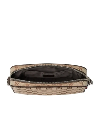 Gucci Gg Small Shoulder Strap Crossbody Bags Brown In Neutral