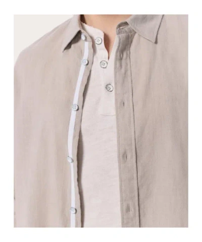 Rag & Bone Finch Linen Blend Button-up Shirt