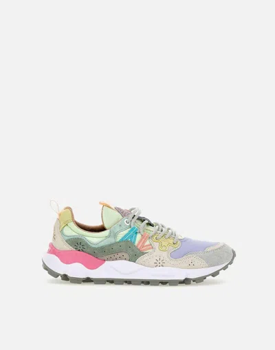 Flower Mountain Playful Textured Sneakers With Unique Lacing System