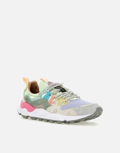 Flower Mountain Playful Textured Sneakers With Unique Lacing System