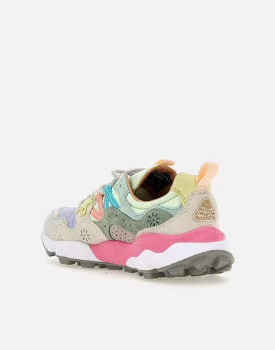 Flower Mountain Playful Textured Sneakers With Unique Lacing System