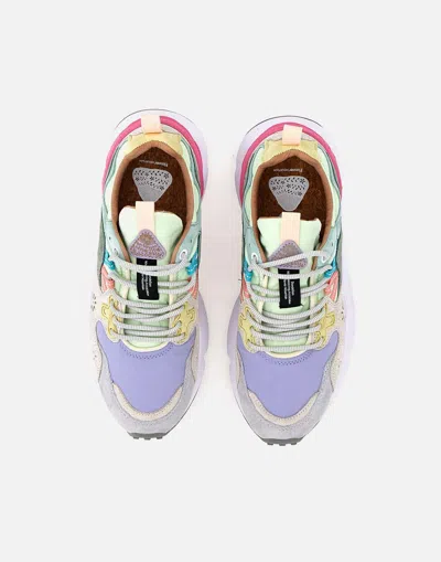 Flower Mountain Playful Textured Sneakers With Unique Lacing System