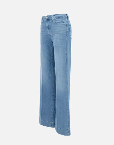 7 For All Mankind Flare Jeans In Blue