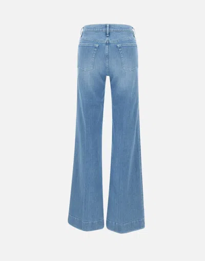 7 For All Mankind Flare Jeans In Blue
