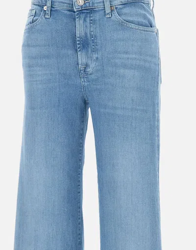 7 For All Mankind Flare Jeans In Blue