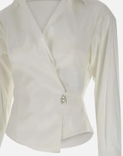 Diesel Stretch Cotton Poplin C Delphi Shirt In White