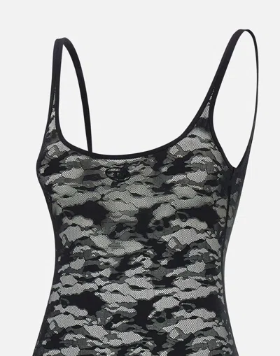 Diesel Megan Lace Bodysuit With Deep Back