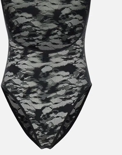 Diesel Megan Lace Bodysuit With Deep Back