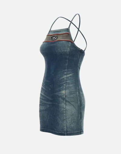 Diesel Fitted Mini Dress With Thin Straps