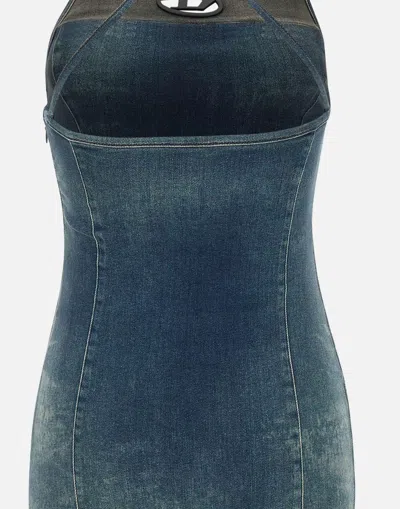 Diesel Fitted Mini Dress With Thin Straps