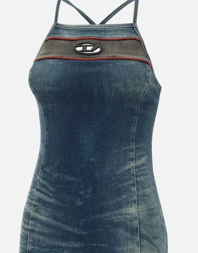 Diesel Fitted Mini Dress With Thin Straps