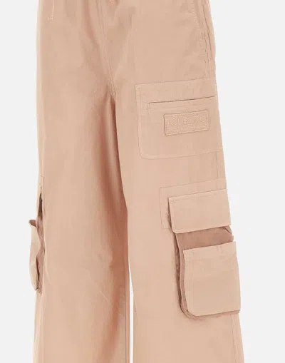 Iceberg Blush Parachute Cargo Fit Trousers