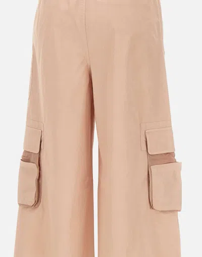 Iceberg Blush Parachute Cargo Fit Trousers