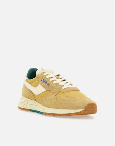 Autry Up 02 Reelwind Low-top Sneakers In Yellow