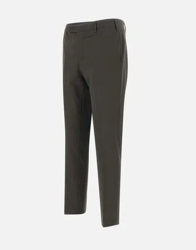 Pt Torino Trousers In Brown